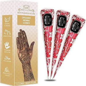Organic Henna Mehindi XL Cones