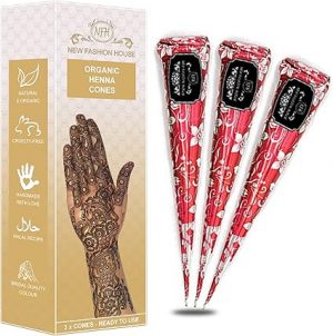 Organic Henna Mehindi XL Cones